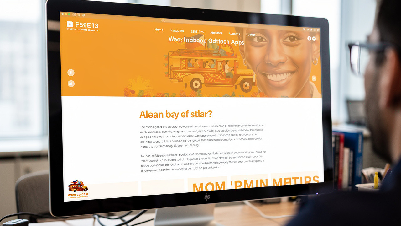 Website displayed with accessible color contrast and readable typography