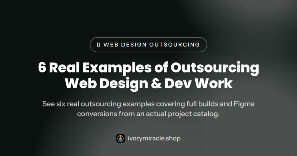 6 Real Examples of Outsourcing Web Design & Dev Work