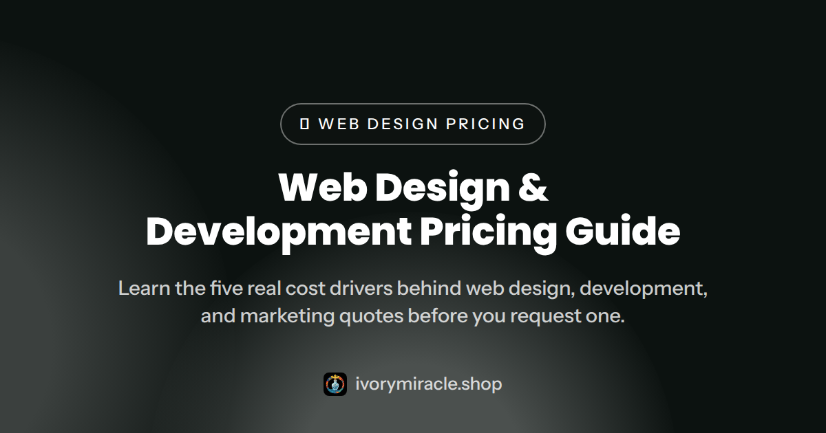 Web Design & Development Pricing Guide (2026) — freelance website programmers